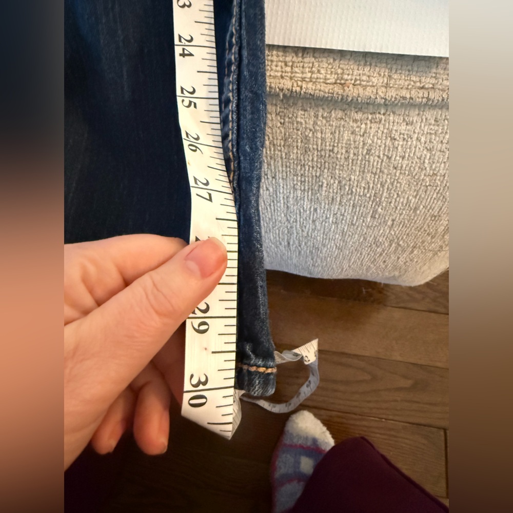 Big Star Casey Low Rise  Dark Blue Boot Cut Jeans Size 25r - Picture 13 of 13